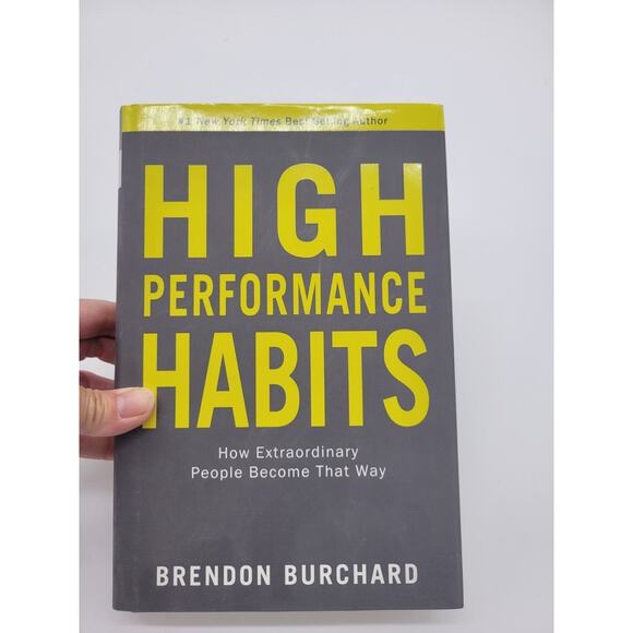High Performance Habits by Brendon Burchard Hardcover Book VG - Picture 1 of 10